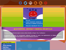 Tablet Screenshot of gereventos.com